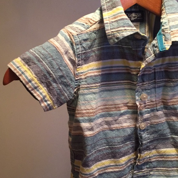 OshKosh B'gosh short sleeve button down tee shirt - Picture 4 of 4